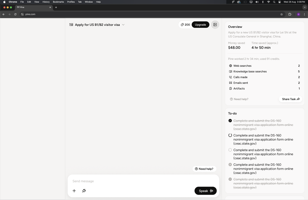 Task notebook on desktop
